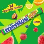 Mentos Discovery Soft Chews, Fruity, Chewy Sweets With 14 Unique Flavours, Suitable for Vegetarians - 5 Rolls