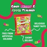 Swizzels Squashies Sweets - Sour Apple and Cherry Flavour Squashies - Single Pack 140g