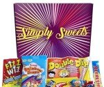 Simply Sweets retro sweet hamper gift box. Packed with the best retro sweet. A perfect present for Birthdays, Get Well Soon, Christmas. Packed in a fun stylish unique box.