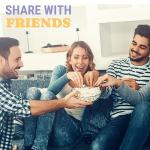 TIRAS Bulk Pre-Made Sweet and Salty Popcorn Bag 2.5Kg