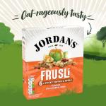 Jordans Frusli Sticky Toffee & Apple Flavour Cereal Bar | Vegetarian | 6 PACKS of 6x30g
