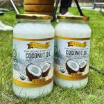 Shankar 100% Organic Coconut Oil 1L, Raw, Extra Virgin, Cold Pressed, Perfect for cooking, hair, and skin.