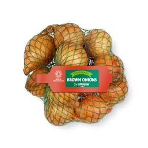 Amazon Organic Brown Onions - 750g