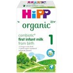 HiPP Organic 1 First Infant Baby Milk Powder Formula, From Birth, 800g (Pack of 4)