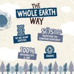 Whole Earth Smooth Organic Peanut Butter, 340 g Jar, Original Nut Spread Made with All Natural Ingredients, No Added Sugar, Gluten Free, Vegetarian & Vegan Friendly (Packaging may vary)