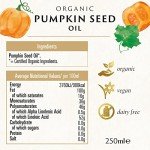 Biona Organic Pumpkin Seed Oil 250 ml - Great Taste Award 2024 Winner - Cold Pressed from Organic Pumpkin Kernels - Versatile for Salads, Soups, drizzling - Dairy Free & Vegan