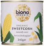 Biona Organic Sweetcorn, 340g