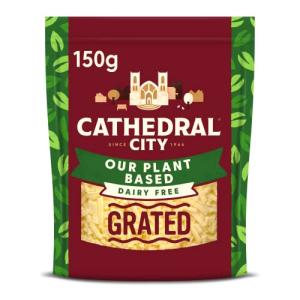 Cathedral City Plant Based Mature Cheddar Cheese Flavour Vegan Grated 150g