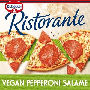 Dr. Oetker Ristorante Vegan Pepperoni Salami Pizza, 295g, (Frozen) - Packaging May Vary