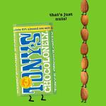 Tony's Chocolonely Dark Almond Sea Salt Chocolate Bar - 180g Belgian Fairtrade Chocolate, Gift, 51% Cocoa, Vegan