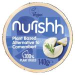 Nurishh Vegan Camembert Cheese Alternative, 140g