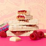 Yummo’s Vegan White Chocolate Raspberry Protein Bars