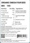 Organic Omega Seed Mix - 1kg - Vegan Blend