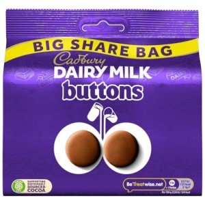 Cadbury Dairy Milk Giant Buttons Chocolate Bag