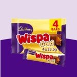 Cadbury Wispa Gold Chocolate Bars with Caramel
