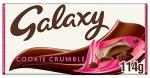 Galaxy Milk Chocolate Cookie Crumble Bar, 114g