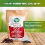 Organic Hibiscus Tea Bags - 50 Count