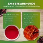Organic Hibiscus Tea Bags - 50 Count