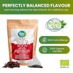 Organic Hibiscus Tea Bags - 50 Count