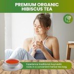 Organic Hibiscus Tea Bags - 50 Count