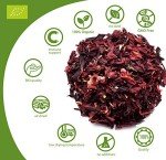 Premium Organic Hibiscus Flowers - 1kg Loose Tea