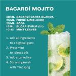 BACARDÍ Carta Blanca White Rum for Cocktails