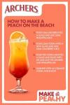 Archers Peach Schnapps, 700ml Bottle