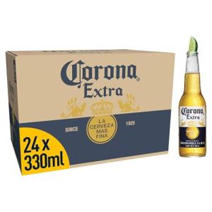 Corona Extra Lager Beer, 24 Bottles 330ml