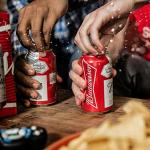 Budweiser Lager Beer, 10 Cans, 440ml Each