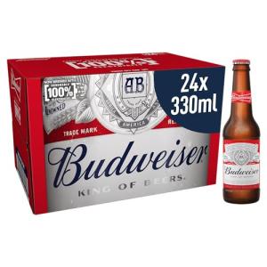 Budweiser Beer, 33 cl - 24 Pack