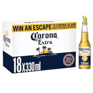 Corona Extra Beer, 18 Pack of 330 ml