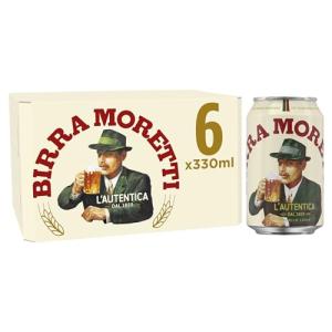 Birra Moretti Lager 6-Pack, 330 ml Cans