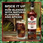 BACARDÍ Spiced Rum with Natural Flavors, 1L