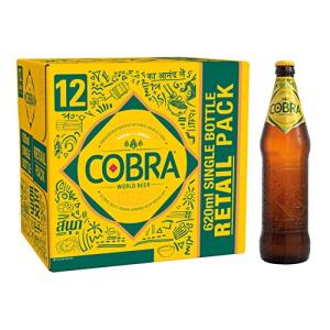Cobra Premium Indian Lager Beer, 12 Pack
