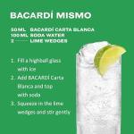BACARDÍ Carta Blanca White Rum for Cocktails