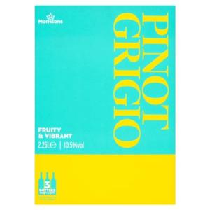 Morrisons Pinot Grigio 2.25L Bottle