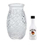 Malibu Coconut Rum Mini Gift Set with Glass