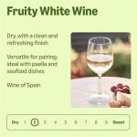 Fruity White Wine from Spain, 75cl - 6 Pack