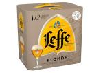 Leffe Blonde Belgium Abbey Beer 12 Pack