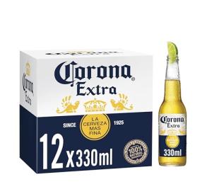Corona Extra Lager 12 Pack 330ml Bottles