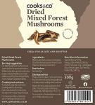 Cooks & Co Mixed Dried Forest Mushrooms 500g