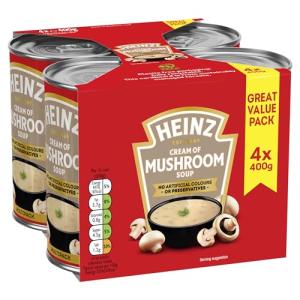 Heinz Cream of Mushroom Soup, 4 Pack