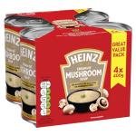 Heinz Cream of Mushroom Soup, 4 Pack