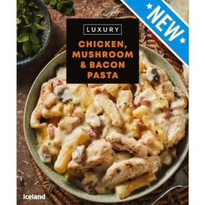 Iceland Chicken, Mushroom & Bacon Pasta 400g