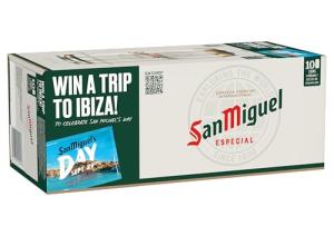 San Miguel Especial Premium Lager Beer, 10 Cans
