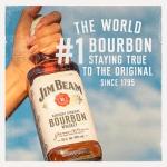 Jim Beam Kentucky Straight Bourbon Whiskey, 70cl