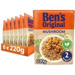 Ben's Original Mushroom Microwave Rice, 6 Pouches