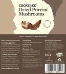 Cooks & Co Dried Porcini Mushrooms 500g Bag