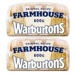 Thick Sliced Farmhouse White Bread by Warburtons
