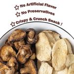 VIGOROUS MOUNTAINS Mushroom Chips - Crispy Veggie Snack